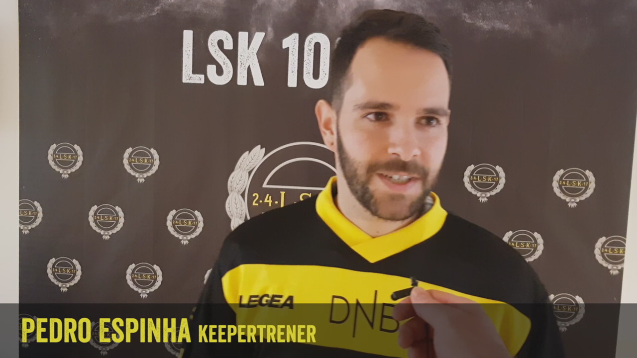 Pedro Espinha er ny keepertrener i LSK